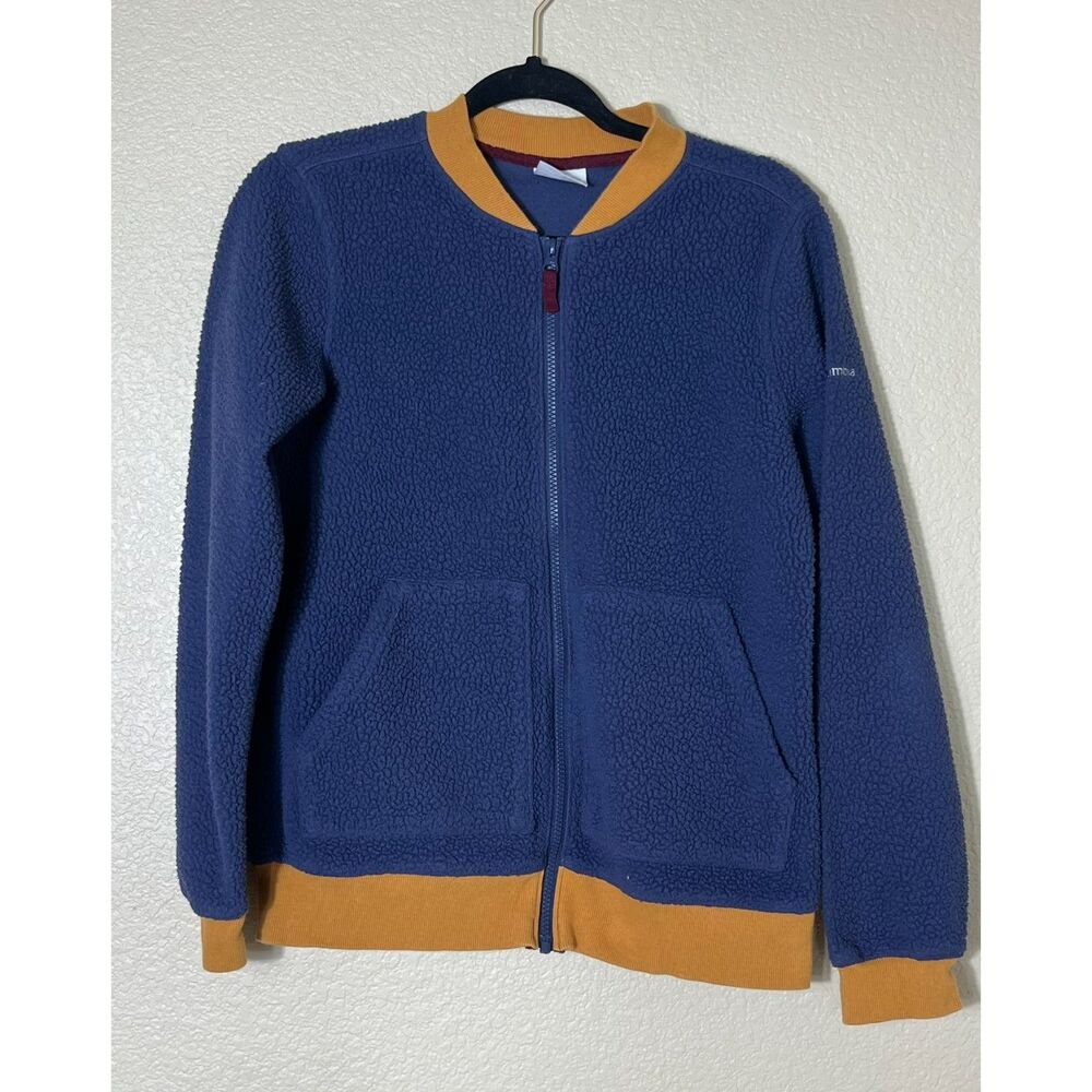 Women's Columbia Feeling Frosty Sherpa Full Zip Small Gorpcore Hiking Camping